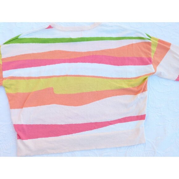 WISPR Brodie Sweater Sunset Victory Crew Neck Silk Blend Small READ Swift Lover - Picture 5 of 16